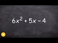 Factoring Quadratic Equations Methods