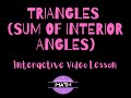 Exploring the Sum of Interior Angles in Triangles