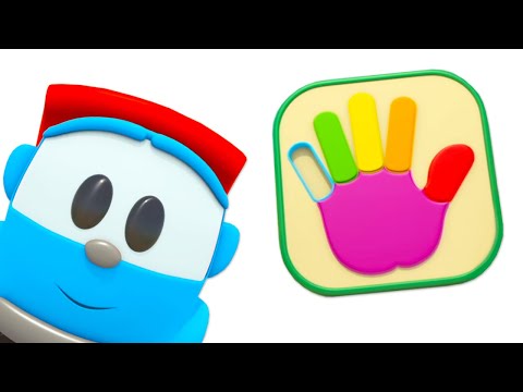 The Finger Family song. Nursery rhymes & songs for children. Daddy Finger song for kids with Leo!