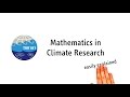 Mathematics in Climate Research