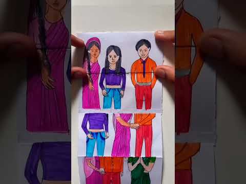 kali ladki ki kahani #paperfoldingart #sadstory #art #viralshort