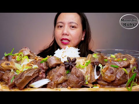 BEEF PARES BULALO | MUKBANG ASMR | MOMSHIE RUBY