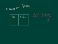 Factoring Expressions and GCF Concepts