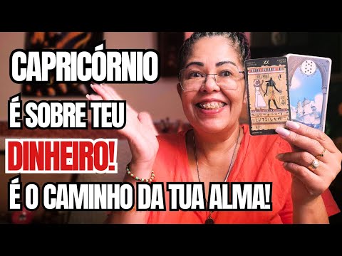 #CAPRICÓRNIO♑PARTE 2: TEU DINHEIRO...É O CAMINHO DA TUA ALMA!