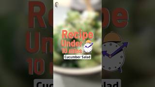 Aaj banaye aur enjoy kijiye yeh refreshing, cool aur crispy 'Cucumber Salad'! #shorts