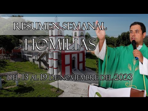 Resumen de Homilías, del 13 al 19 de Noviembre del 2023 - Padre Arturo Cornejo