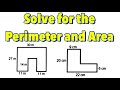 Calculating Area and Perimeter of Composite Shapes