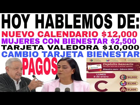 BUENAS NOTICIAS 8 ENERO OFICIAL CALENDARIO PAGOS PENSIÓN ADULTOS MAYORES 65 Y MÁS APOYOS
