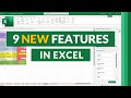 Excel Features and Functions Overview