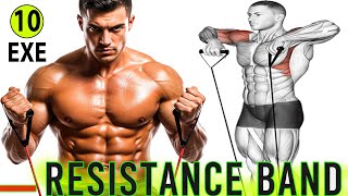 10 Best Resistance Band Workout at Home ( Full Body )