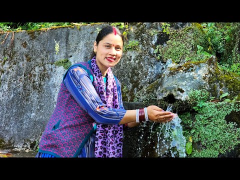 गाँव में हमारी दिनचर्या और साधारण जनजीवन || Preeti Rana || Pahadi lifestyle vlog || Giriya Village