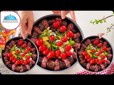 ENFES KIYMALI PATLICANLI FIRIN KEBABI‼️Çok Lezzetli Nefis👌