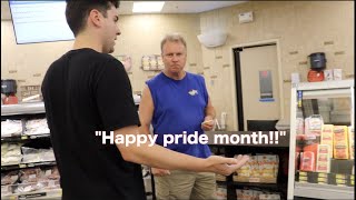 Telling People Happy Pride Month!