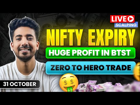 Live Intraday Trading || Banknifty option Scalping|| 31 October || Option Buying