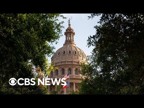 YouTube video thumbnail: Texas Democrats Who Fled State Over Redistricting Vote Begin Returning