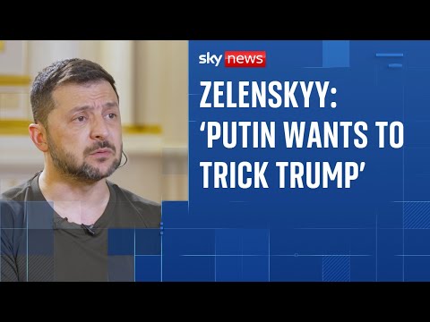 YouTube video thumbnail: Ukraine War: Exclusive Interview With President Zelenskyy