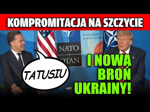NATO W HADZE: KOMPROMITACJA RUTTE I NOWA BROŃ UKRAINY!