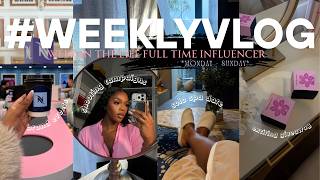 #weeeklyvlog : life as a full time influencer, back on YouTube, giveaway valued at 17K!