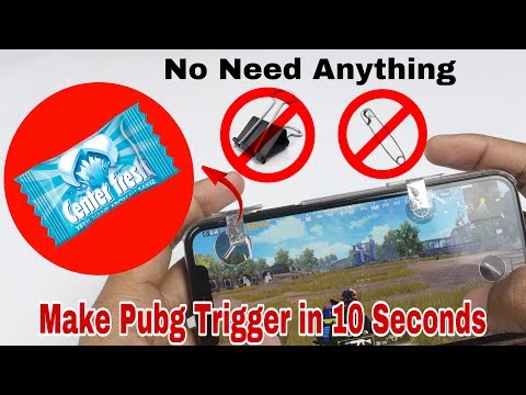 Make PUBG Triggers in 10 Seconds without Safety pin,Binder clip etc