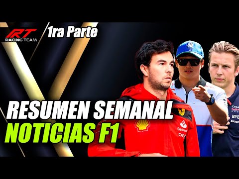 🚨 ¡RESUMEN SEMANAL de NOTICIAS F1! ✔ CHECO FUERA de RED BULL y MAS 🔥 1ra Parte