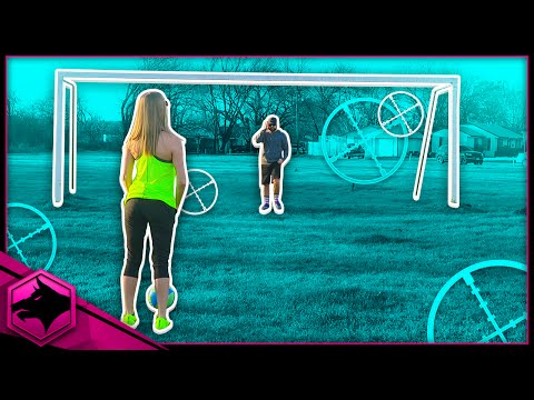 CROSSBAR AND PENALTY SHOT CHALLENGE W/ FANGS!