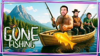 BUSCAMOS el PEZ DORADO en GONE FISHING (Juego de TERROR + Pesca)