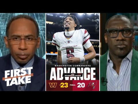 FIRST TAKE | Jayden Daniels is best rookie QB of all time - Stephen A. on Commanders def. Bucs 23-20