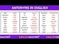 Antonyms and Their Opposites