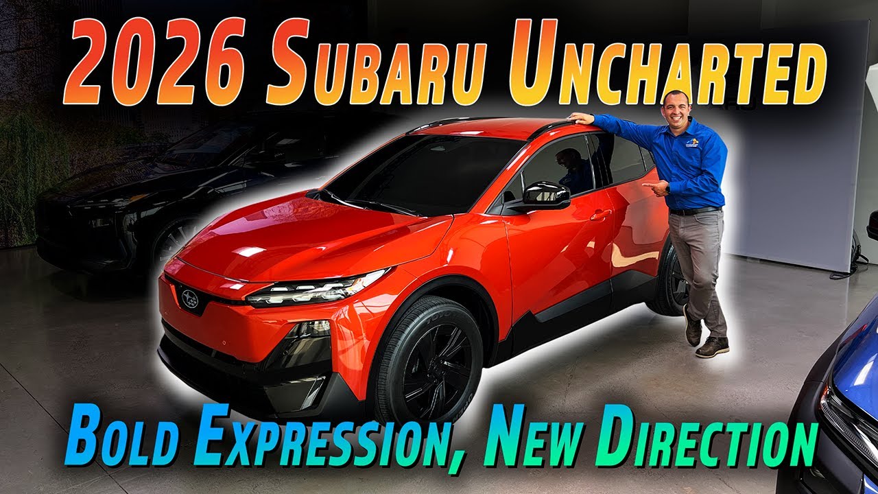 2026 Subaru Uncharted First Look - Subaru's Take On A Shared Platform