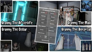 Pack №7: Granny The Afterlife/Mall/Hospital/Cellar - MOD MENU APKs