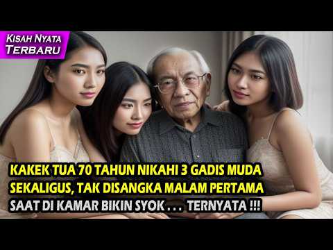 KISAH NYATA KAKEK TUA 70 TAHUN NIKAHI 3 GADIS MUDA SEKALIGUS, TAK DISANGKA BIKIN SYOK ...