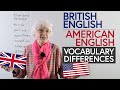 UK and US English Vocabulary Differences