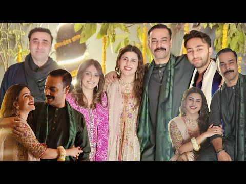 Pakistani Celebrities spotted at Kubra Khan and Gohar Rasheed Wedding