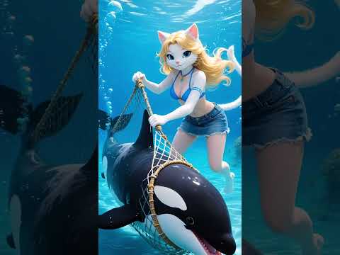 🎣🧪💖 Sad Kitten Lost Pet… Mom Catches an Orca to Bring It "Back to Life"!