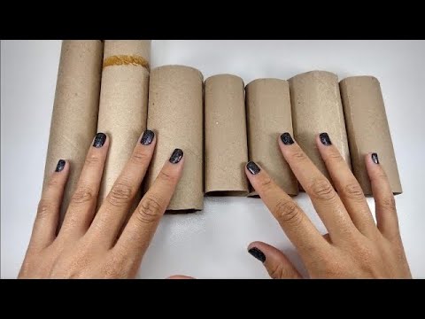 4 IDEIAS INCRÍVEIS COM ROLO DE PAPEL 💖