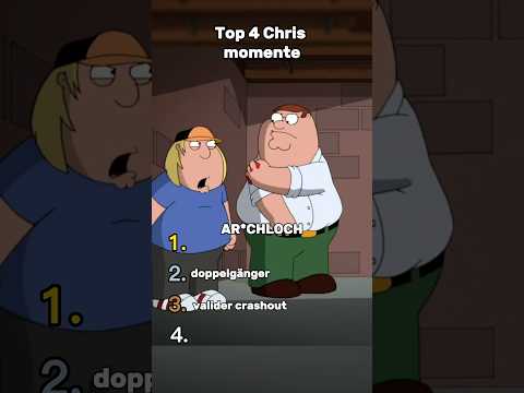 Top 4 Chris momente #funny #top5 #chrisgriffin #petergriffin #familyguy #shorts