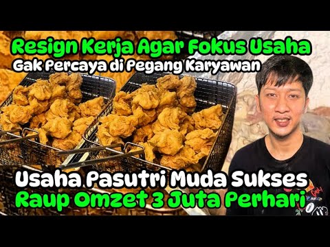 IDE USAHA MENJANJIKAN RESIGN KERJA AGAR FOKUS USAHA BARENG ISTRI SUKSES RAUP OMZET 3 JUTA PERHARI‼️