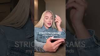 STRICT PROGRAMS: the rules i follow for girl friends 🫡 #strictprograms #strictprogram #friends