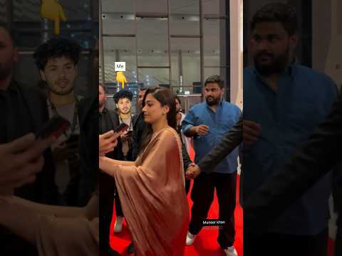 Finally meet up with rashmika I’m legend Muneer khan
