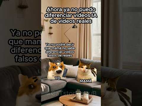 Ya no puedo diferenciar videos IA de reales #historiasdegatos #storytime #gatitos #canguro #cats