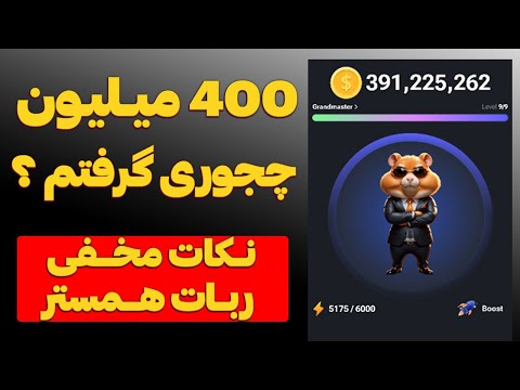 سکه بیشتر در همستر کومبات ربات تلگرامی شبیه نات کوین hamster combat