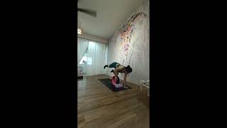 ＃瑜伽轮  练习过程 ＃一天进步一点
