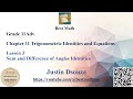 Trigonometric Identities and Functions