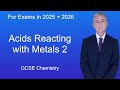 Reactions of Metals with Acids
