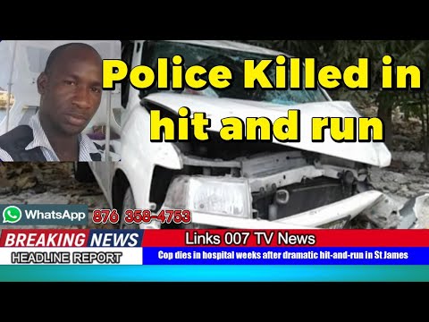 Cop dies in hospital weeks after dramatic hit and run in St James