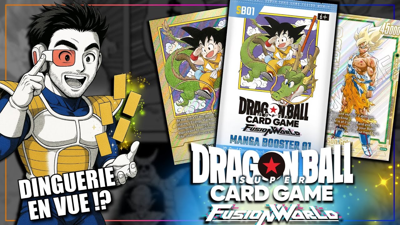 🎉🥰J'OUVRE un 3eme DISPLAY MANGA BOOSTER pour DROPER du LOURD !!! 🎉Dragon Ball Fusion World SB01