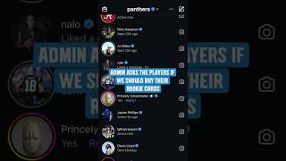 Asking Players If We Should Buy Their Rookie Cards 😂