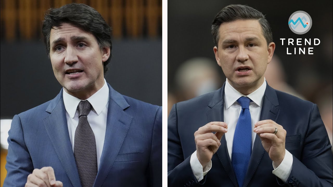 Trudeau vs Poilievre: Nanos says CPC would win “clear majority” if election was today | TREND LINE