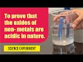 Understanding the Acidic Nature of Non-Metal Oxides