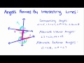Identifying Corresponding and Alternate Angles